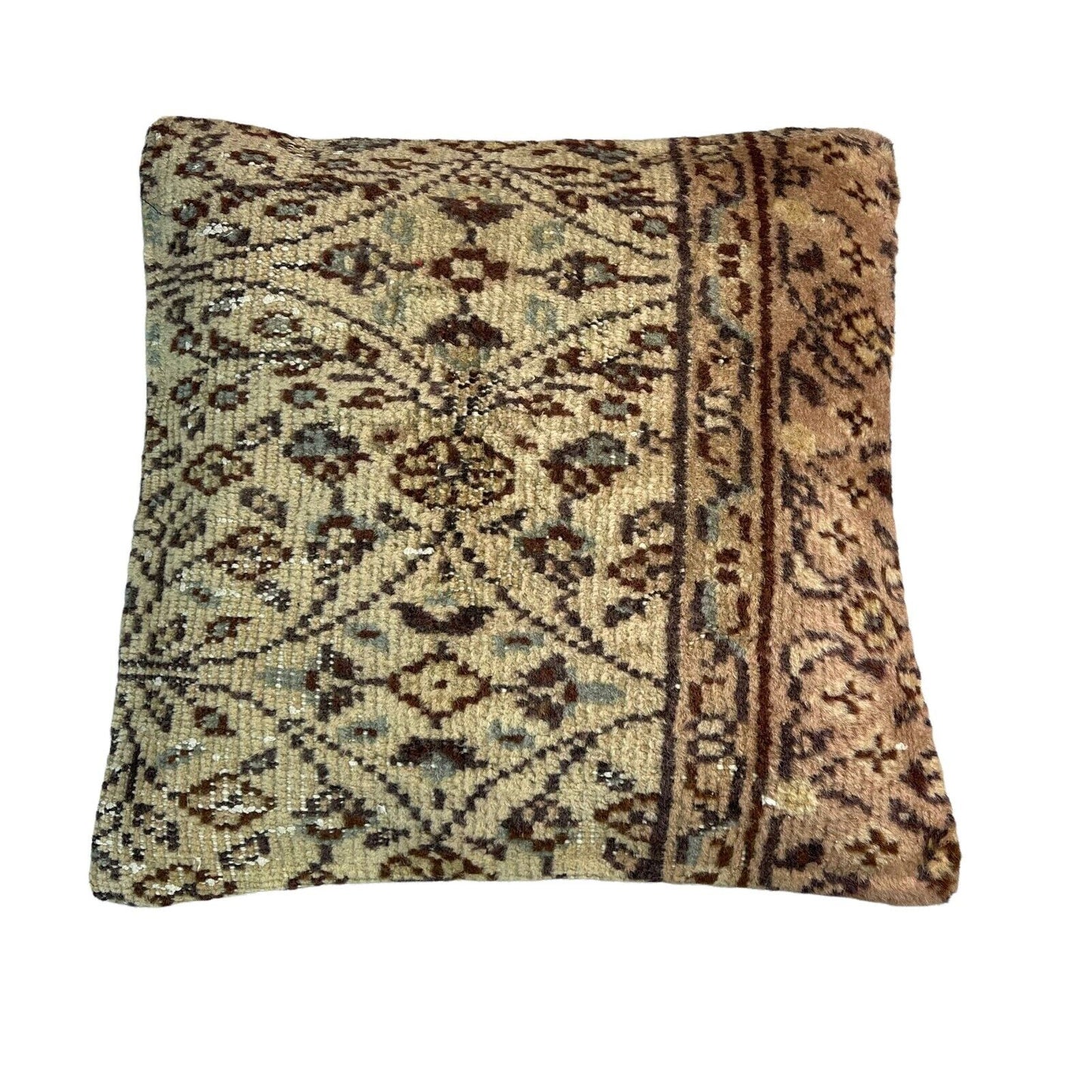 45 x 45 cm  , Vintage Turkish Cushion Cover ,  Vintage Handgemachte Kissenbezug