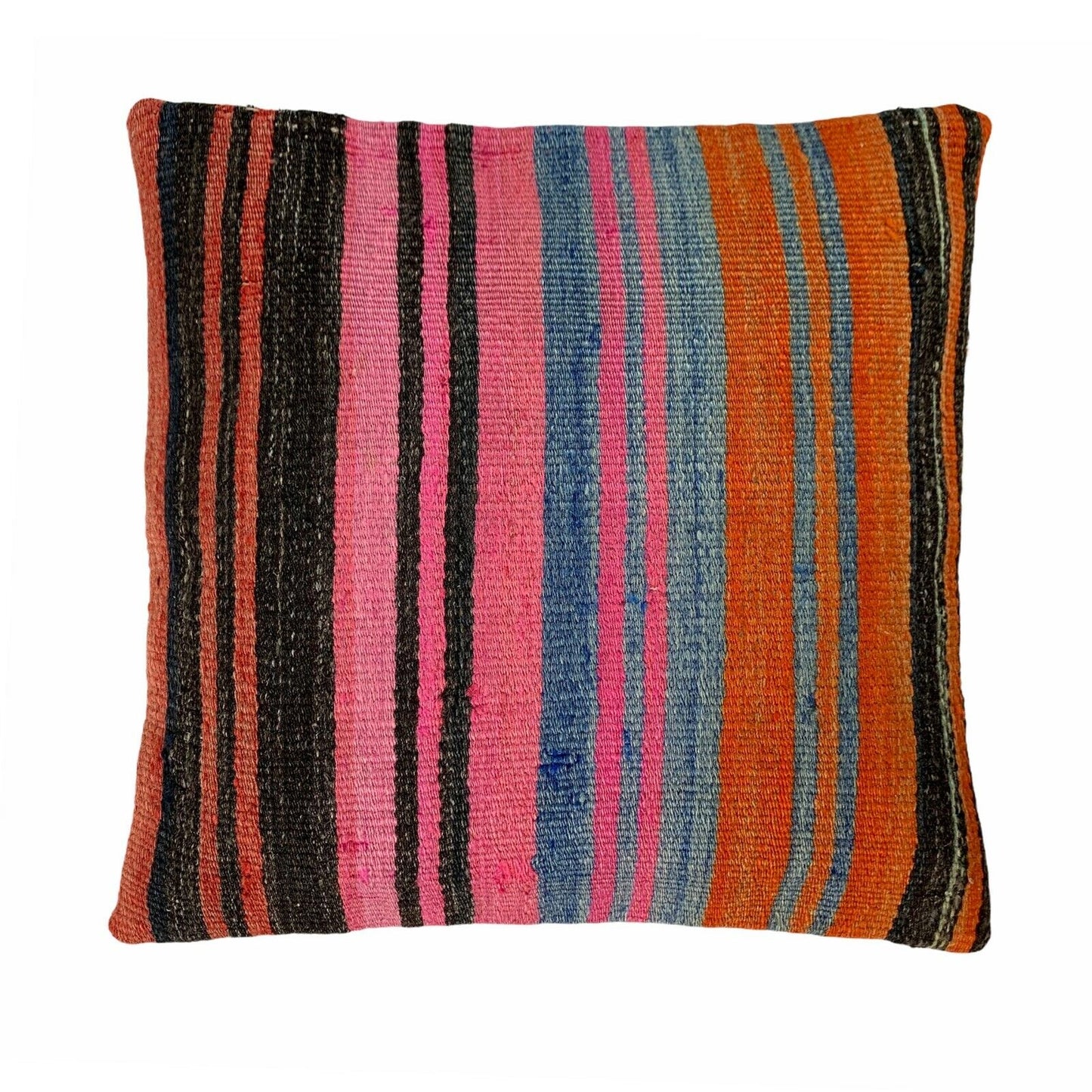 Einzigartige Kelim-Kissen,Turkish Kilim Pillow,16'×16'   Funda De Cojín Kilim