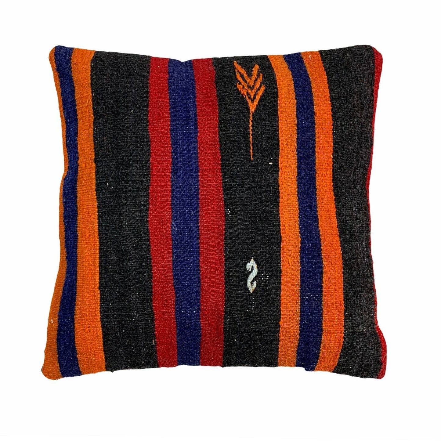 Einzigartige Kelim-Kissen,Turkish Kilim Pillow,16'×16'   Funda De Cojín Kilim