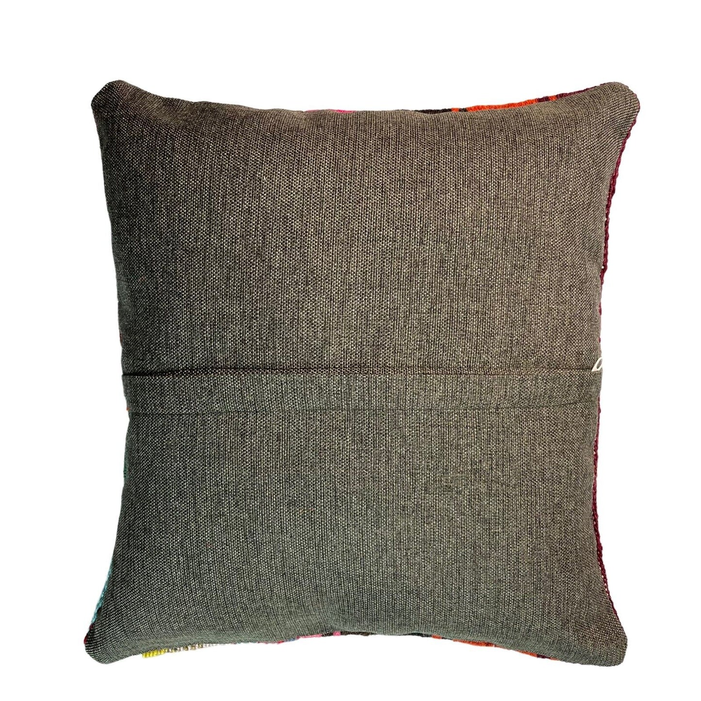 Einzigartige Kelim-Kissen,Turkish Kilim Pillow,16'×16'   Funda De Cojín Kilim