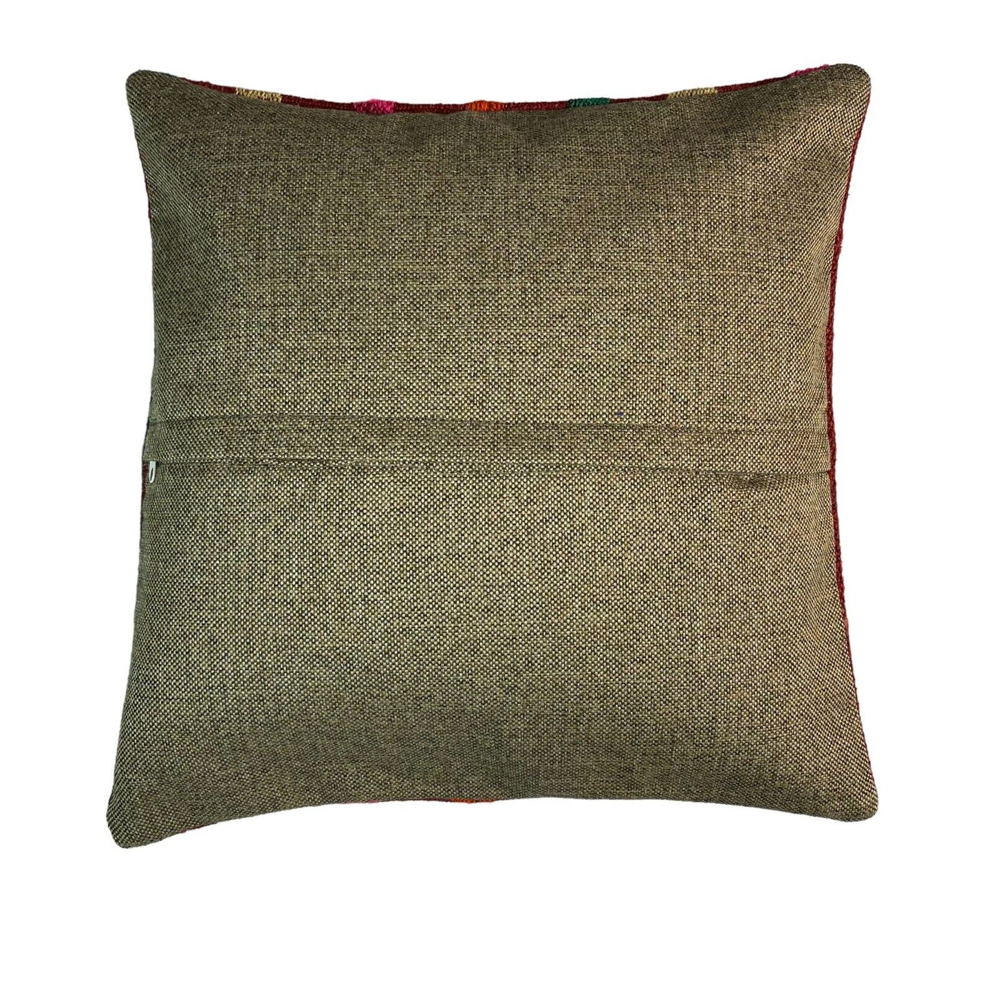 Einzigartige Kelim-Kissen,Turkish Kilim Pillow,16'×16'   Funda De Cojín Kilim