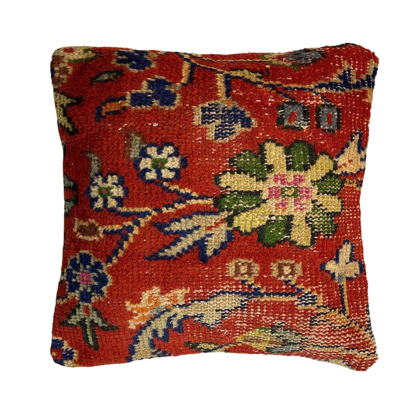 45 x 45 cm  , Vintage Turkish Cushion Cover ,  Vintage Handgemachte Kissenbezug