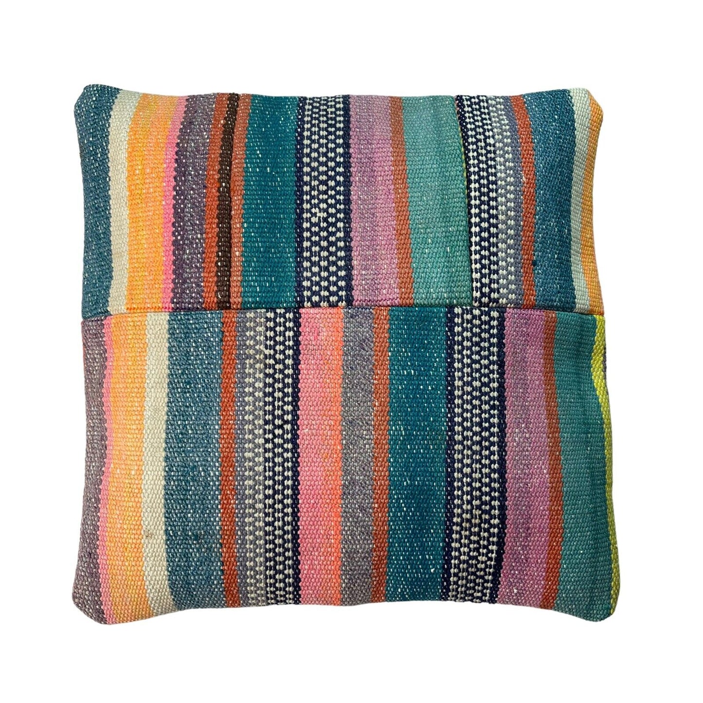 Einzigartige Kelim-Kissen,Turkish Kilim Pillow,16'×16'   Funda De Cojín Kilim