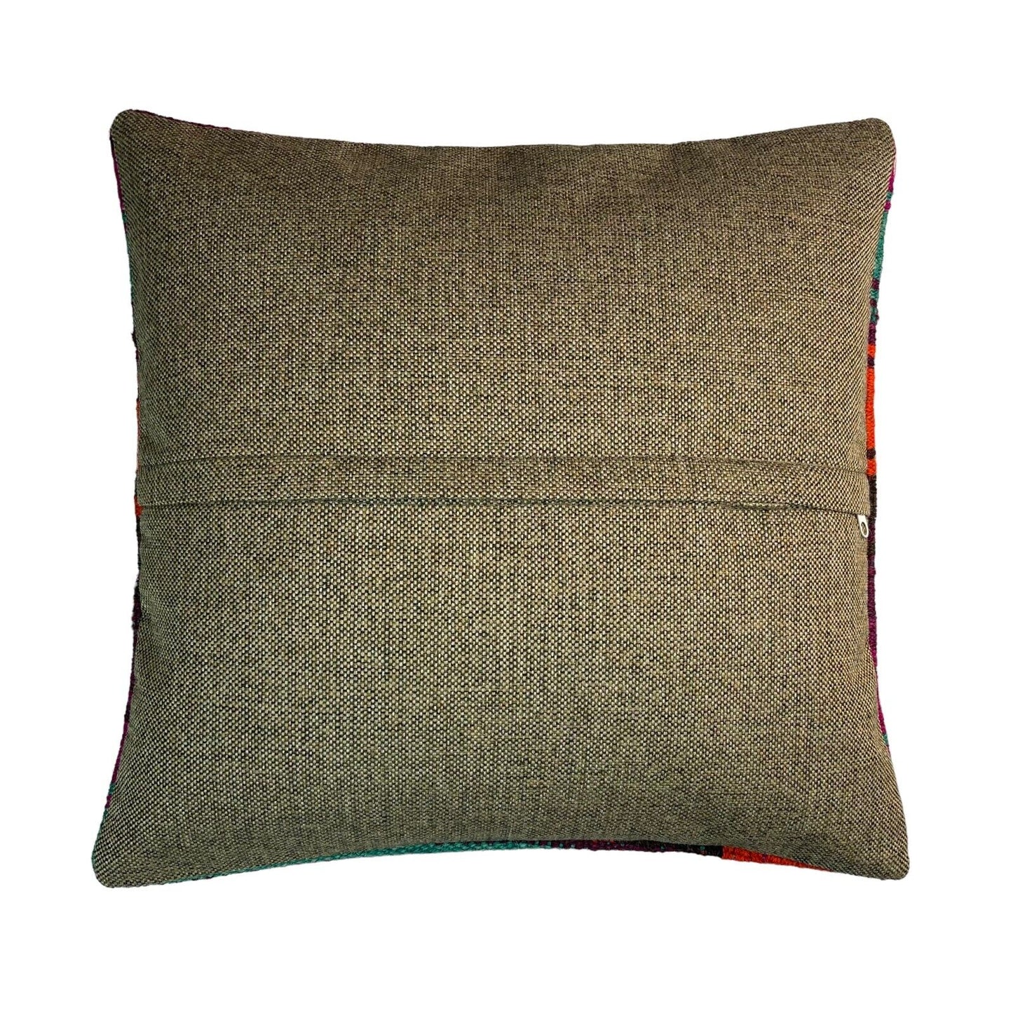 Einzigartige Kelim-Kissen,Turkish Kilim Pillow,16'×16'   Funda De Cojín Kilim