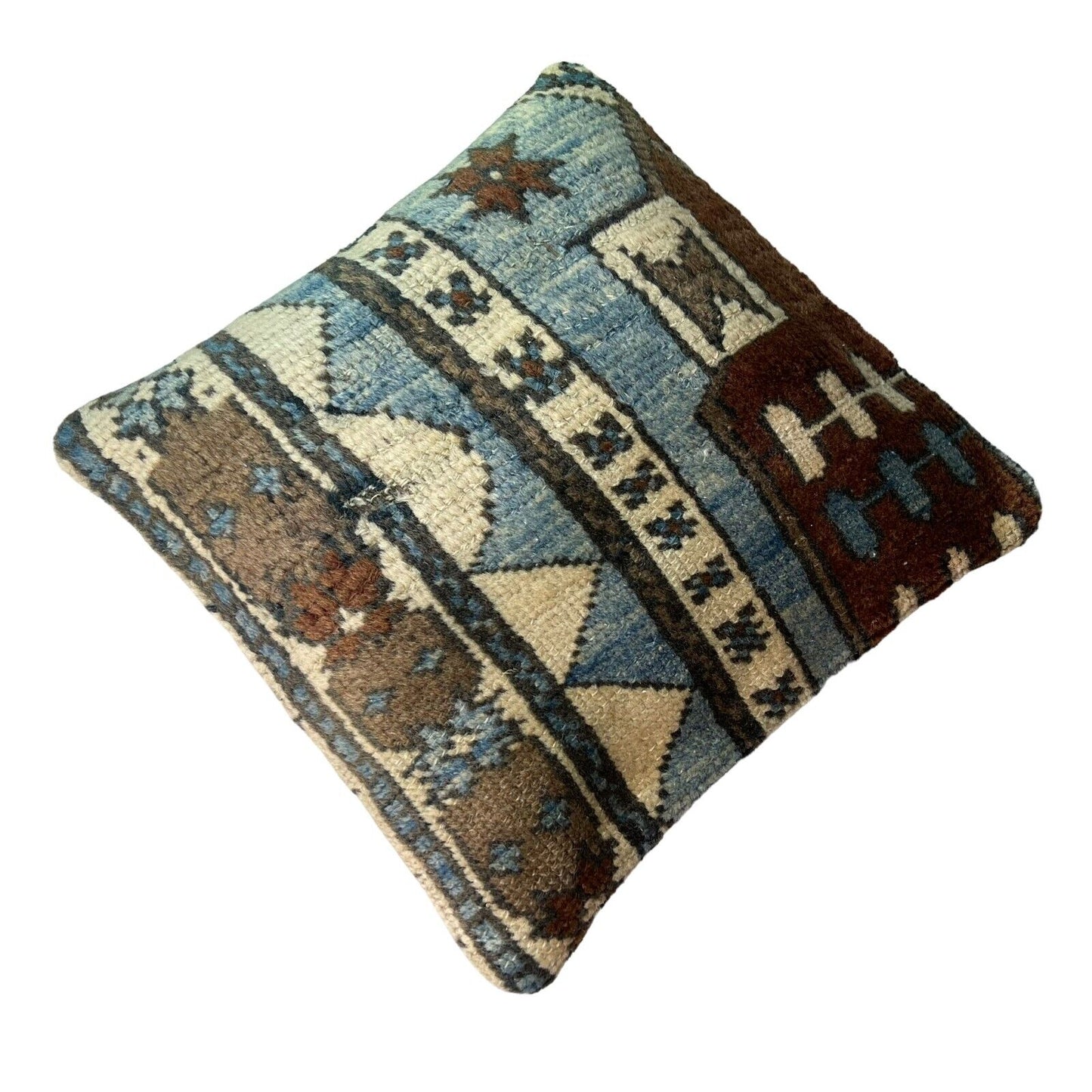 Einzigartige Kelim-Kissen,Turkish Kilim Pillow,16'×16'   Funda De Cojín Kilim